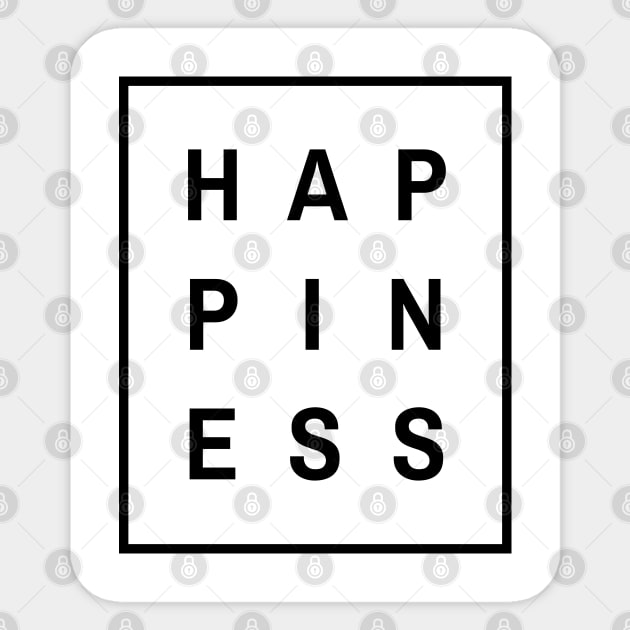 Happiness Sticker by Texevod